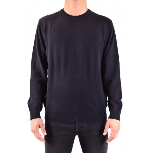 Z ZEGNA/Z ZEGNA 男士黑色棉质长袖T恤 VTH10 ZZ110 K09