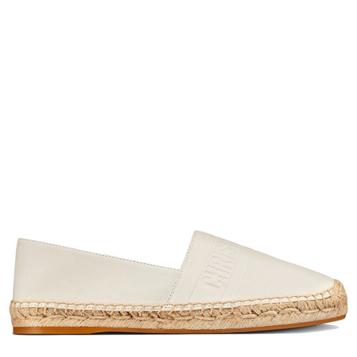 DIOR/迪奥 白色压纹小羊皮 女士DIOR GRANVILLE帆布便鞋KDB692LBO_S03W