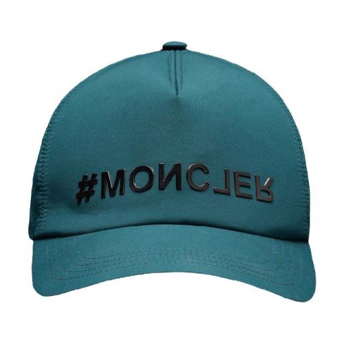 MONCLER蒙可蒙克莱 22年秋冬 女士 帽子 Logo Baseball Cap H20983B0000454AL5876