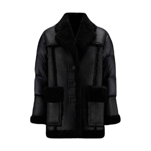  MONCLER蒙可蒙克莱 22年秋冬 女士 羽绒服 Ilay Shearling Down Jacket H20931A001115396Q999