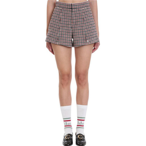 CHLOE/克洛伊  蔻依女装 时尚百搭 格纹 混色 女士短裤 CHC19ASH240669J0  HKY0640