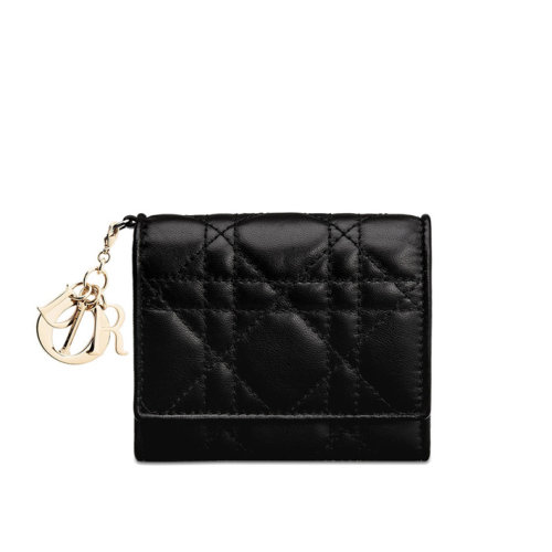 DIOR/迪奥 经典款女士 Lady Dior迷你小羊皮钱包S0181ONMJ_M900