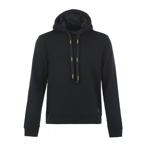 FENDI/芬迪21新品简约休闲羊毛棉质男士套头卫衣男卫衣FY0212AHC