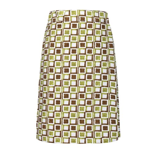 PRADA 拼色 时尚 女士半身裙 P109O 1R2A F0613