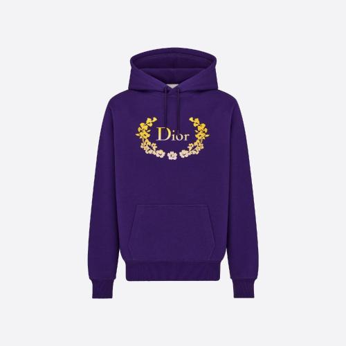  DIOR迪奥 22年秋冬 男士 卫衣 Sweatshirt a capuche， coupe relax 313J691A0531_C479