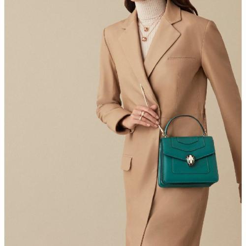  BVLGARI宝格丽 22年秋冬 女士 手提包 SERPENTI FOREVER SAC a MAIN 290569290569