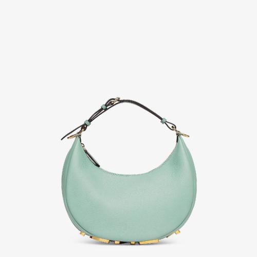  FENDI芬迪 22年秋冬 女士 手提包 薄荷绿皮革手袋 8BR798A5DYF1HZL