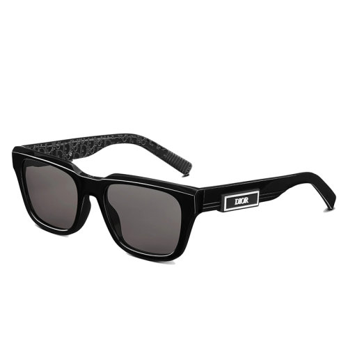 DIOR/迪奥 22年早春新款 DiorB23 S1I系列 男士灰色镜片黑色醋酸纤维镜框太阳镜墨镜DB23S1IRR_10A0