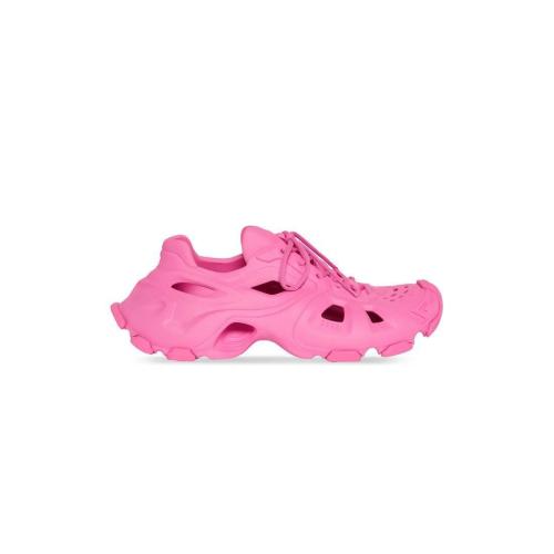  BALENCIAGA巴黎世家 22年秋冬 女士 休闲运动鞋 Womens Hd Lace-up Trainers in Fluo Pink 702