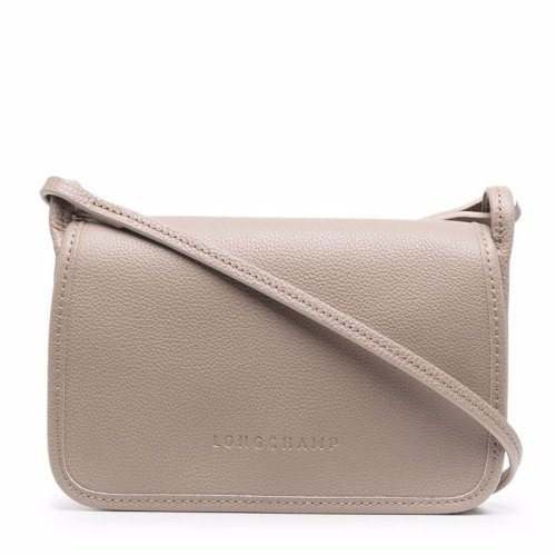  Longchamp/珑骧 女士浅灰色牛皮革单肩包 10133 021 P55 PLSX