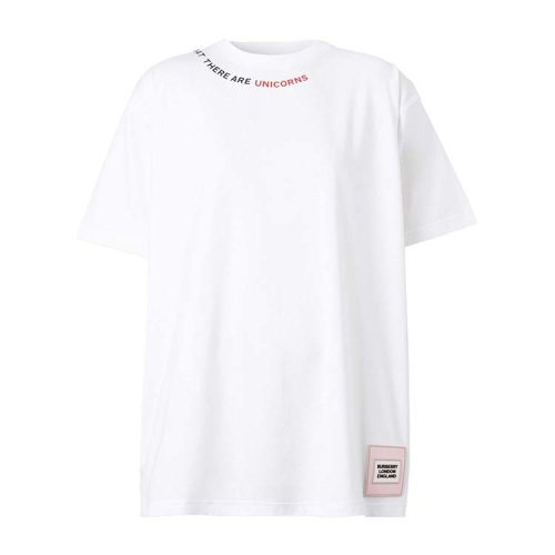 BURBERRY/博柏利 引语印花女士短袖T恤 8029560 1