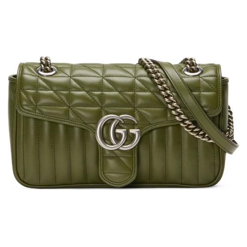  GUCCI古驰 22年秋冬 女士 GG Marmont系列小号肩背包 443497 UM8AF 3352