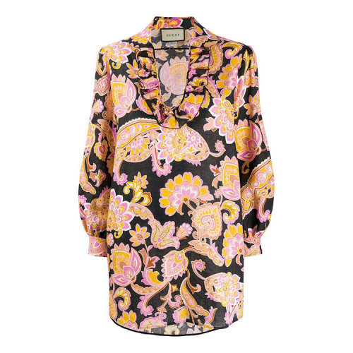 GUCCI/古驰  百搭 女性 印色 女士长袖衬衫 611468 ZAD2W 1224