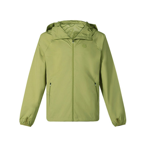 KENZO/高田贤三 男士聚酯纤维K-Tiger连帽夹克外套虎头图案 5BL155 1NU