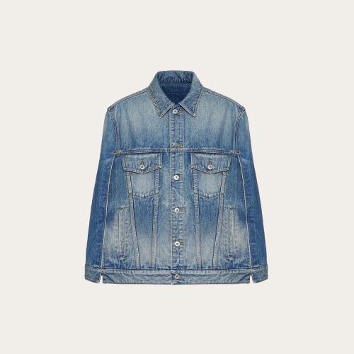  VALENTINO华伦天奴 22年秋冬 男士 夹克 CAPE EN DENIM XV3DC02C82T558