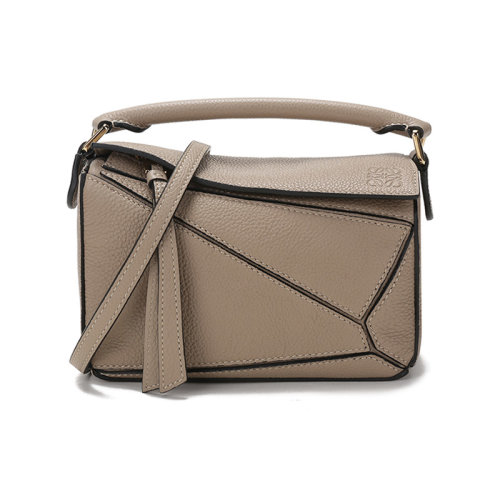 LOEWE/罗意威 女士Puzzle系列牛皮革手提单肩斜挎包迷你款 A510U95X37