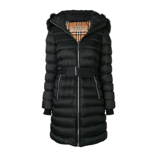  BURBERRY/博柏利 黑色长袖连帽羽绒服女士 80035371 PLFSX