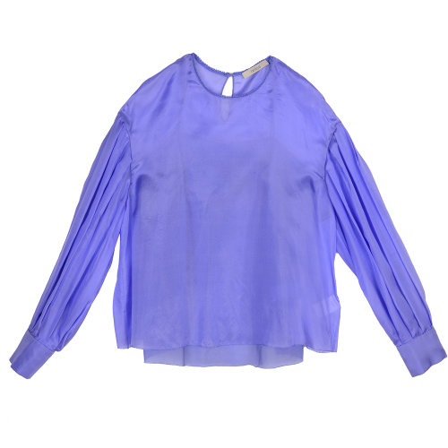 19年秋冬款nisiss/怡夕圆领桑蚕丝上衣女士长袖T恤N187XF05