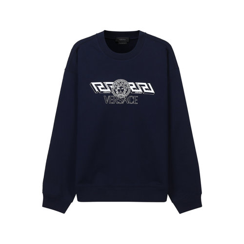 VERSACE/范思哲【22年新款】男士棉质宽松版LA GRECA圆领长袖卫衣运动衫美杜莎图案 1003992 1A02861