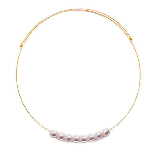 zhuella/珠艾乐 日本Akoya海水珠 可调18k项圈项链吊坠