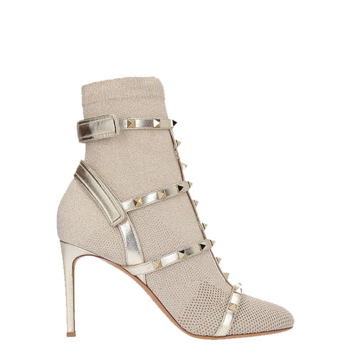 Valentino/华伦天奴  女鞋 时尚百搭 圆头 女士灰色休闲高跟鞋 PW0S0G29RWGP18P18  HKY210303