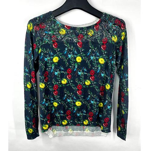 ARMANI JEANS/阿玛尼牛仔花色女士针织衫AWW05ZF5M