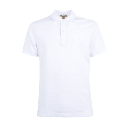 BURBERRY/博柏利 时尚简约男士白色棉质短袖春夏POLO衫 3955994WHIT (批次不同新旧版标签除机发放)