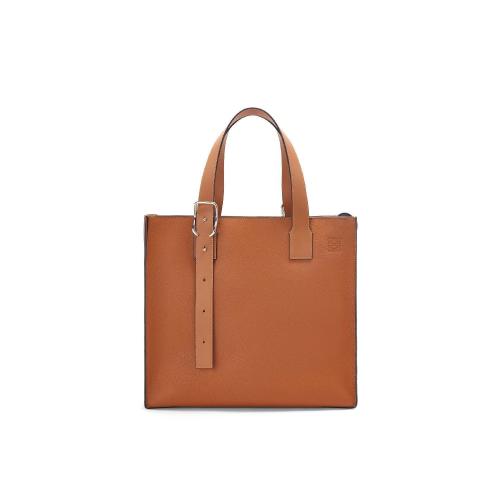 LOEWE罗意威 22年秋冬 男士 手提包 Buckle Zip tote in soft grained calfskin B692K99X02-25