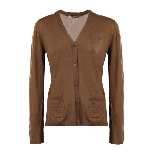 MaxMara/麦丝玛拉21新品绵羊毛修身开衫女士针织衫/毛衣93460319600ERICE0