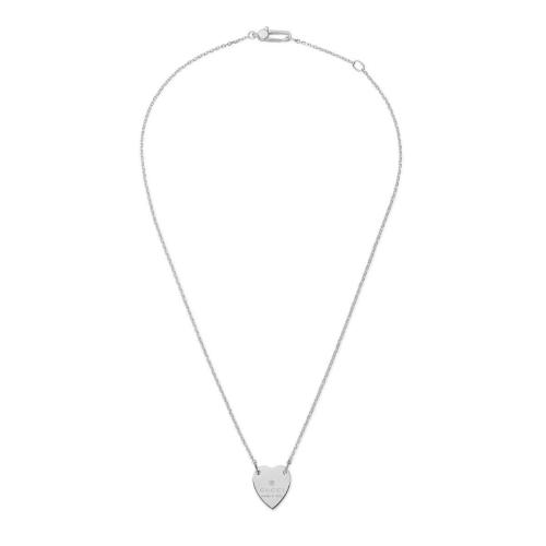 GUCCI古驰 22年秋冬 女士 项链,配以心形吊坠 223512 J8400 8106