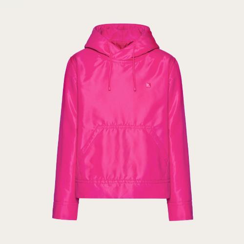  VALENTINO华伦天奴 22年秋冬 男士 卫衣 SWEAT-SHIRT EN NYLON A_VEC CLOU DORNEMENT 1V0CJI26