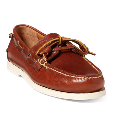 Ralph Lauren/拉夫劳伦 男士 Merton真皮休闲船鞋 425731