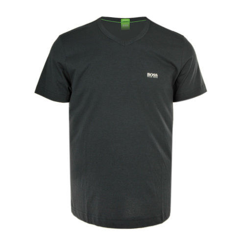 HUGO BOSS/雨果波士  男装 服饰 深蓝色全棉圆领休闲男士短袖T恤