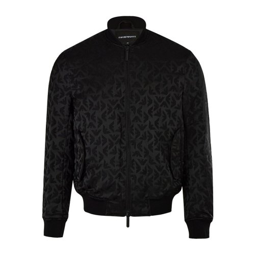  Emporio Armani/安普里奥阿玛尼 男士黑色聚酯纤维夹克 6G1BA0 NQBZ 0999 PLFSX
