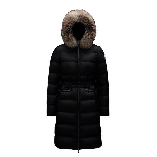 Moncler/蒙克莱 21年秋冬新款 BOEDIC系列 女士黑色轻质尼龙派克大衣羽绒服H20931C000675396Q999