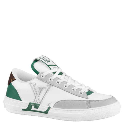 Louis Vuitton/路易威登 22年早春新款 CHARLIE系列 女士拼色混合材质LOGO图案运动鞋1A9S3Q