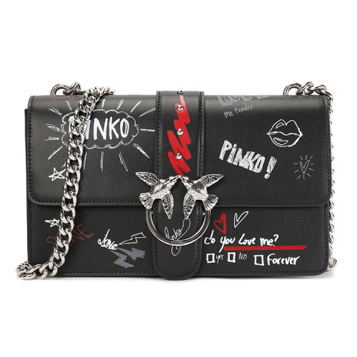 PINKO 黑色 女士 单肩包 1P2193Y52L ZF6