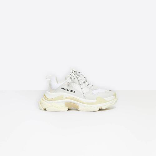 BALENCIAGA巴黎世家 22年秋冬 女士 休闲运动鞋 TRIPLE S SNEAKER 524036W2CA19000