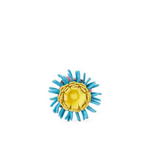  LOEWE罗意威 22年秋冬 女士 挂饰 Cactus stud flower in classic calfskin C835160X04-7143