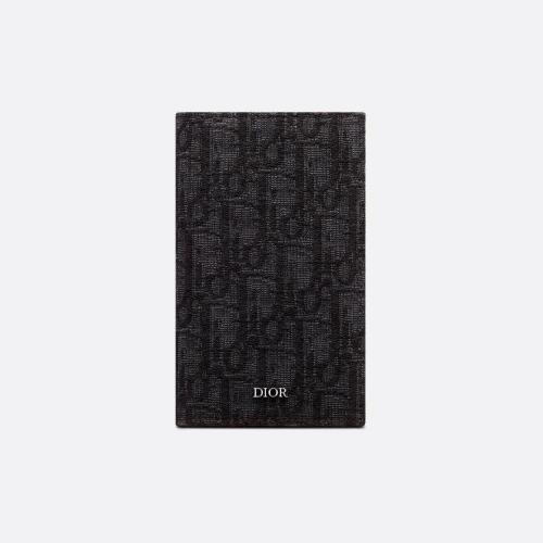  DIOR迪奥 22年秋冬 男士 卡包 长款双折卡夹 2ESCH147YSE_H03E