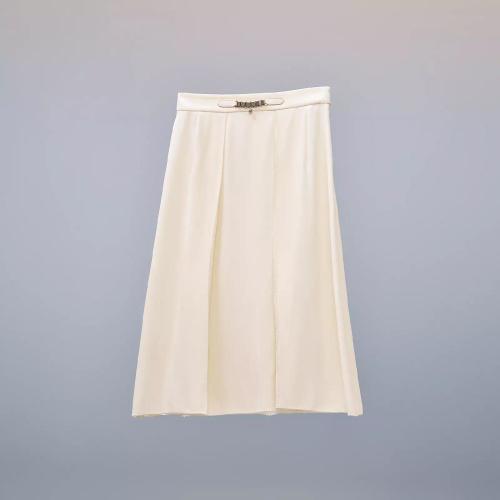  HERMES爱马仕 22年秋冬 女士 半身裙 Jupe a pans H2H0316DC9138