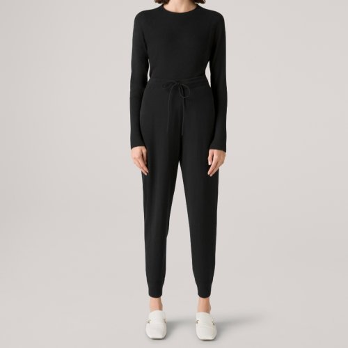 St.John/盛蔷美利奴羊毛羊绒小脚裤女士休闲裤K801012