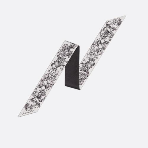  DIOR迪奥 22年秋冬 女士 丝巾 Mitzah Toile de Jouy Zodiac 15CON106I606_C011