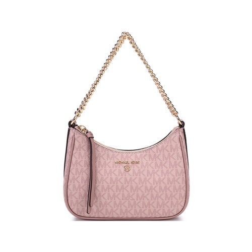 Michael Kors/迈克·科尔斯【22春夏新款】女士Jet Set Charm系列人造革手提单肩包腋下包老花图案小号 32H1GT9C1B