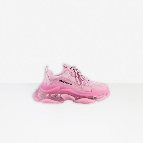  BALENCIAGA巴黎世家 22年春夏 女士 休闲运动鞋 Triple S Clear Sole 运动鞋 544351W2GA15760 预定商品1-3周发货
