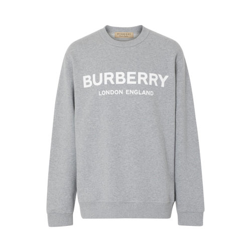 BURBERRY/博柏利 男装 服装 棉质LOGO标识长袖运动衫 男卫衣