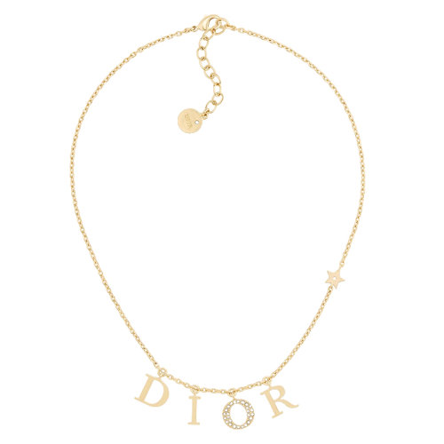 DIOR/迪奥 DIO（R）EVOLUTION系列 女士镀金金属DIOR字母项链N1308DVOCY_D301