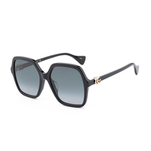 GUCCI/古驰 经典双G系列太阳镜 墨镜 大框 经典 复古 男女款 时尚 显瘦百搭 大气 商务 GG1072SA 56mm