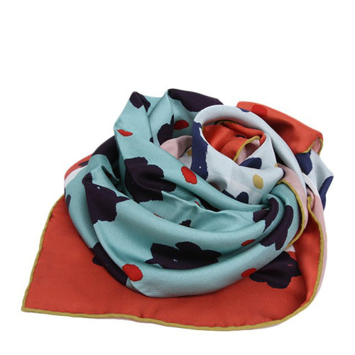 BURBERRY/博柏利 女士桑蚕丝轻盈印花丝巾围巾围脖方巾 3955713