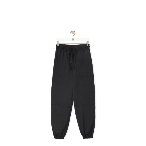  LOEWE罗意威 22年秋冬 女士 休闲裤 Anagram tracksuit trousers in nylon S359Y04X87-1100